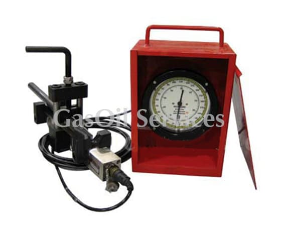 Electronic gauge with load sensor