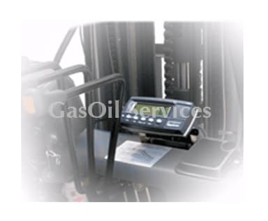 Forklift load-cell readout