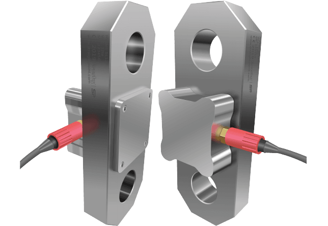 Electronic tensile-link load cells