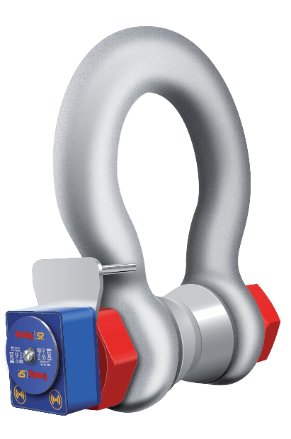 Wireless load-monitoring shackle