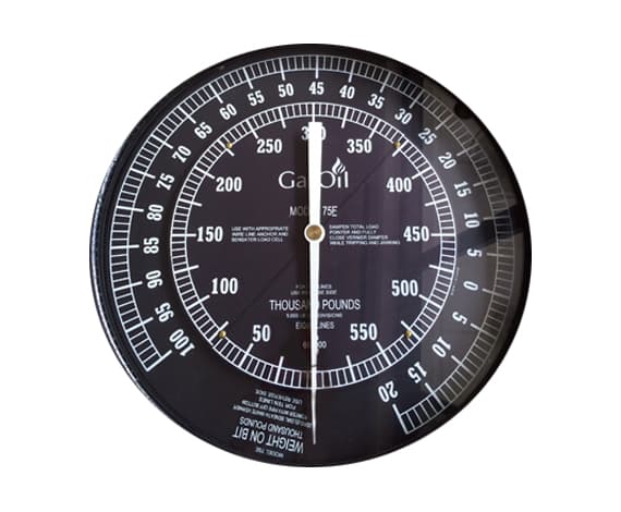 16-inch dial weight indicator